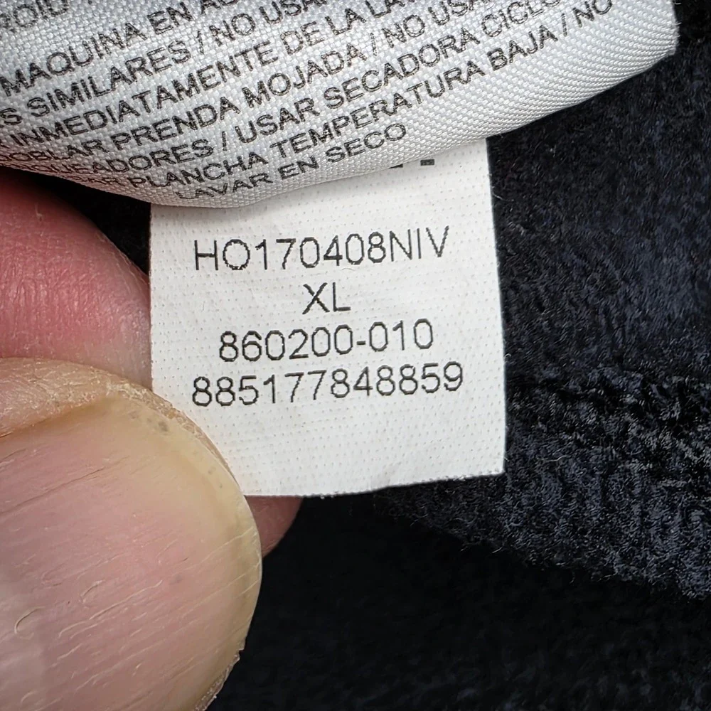 Mens‎ Jordan Pullover Hoodie Sweatshirt Black Size XL Jumpman 860200-010 Hole